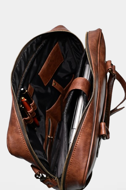 Atlas Brown Laptop Bag